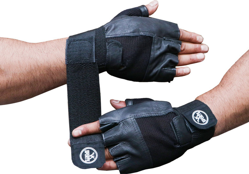 VK Sports Gym gloves/sports glove/cycling glove/climbing glove Gym & Fitness Gloves(Black)