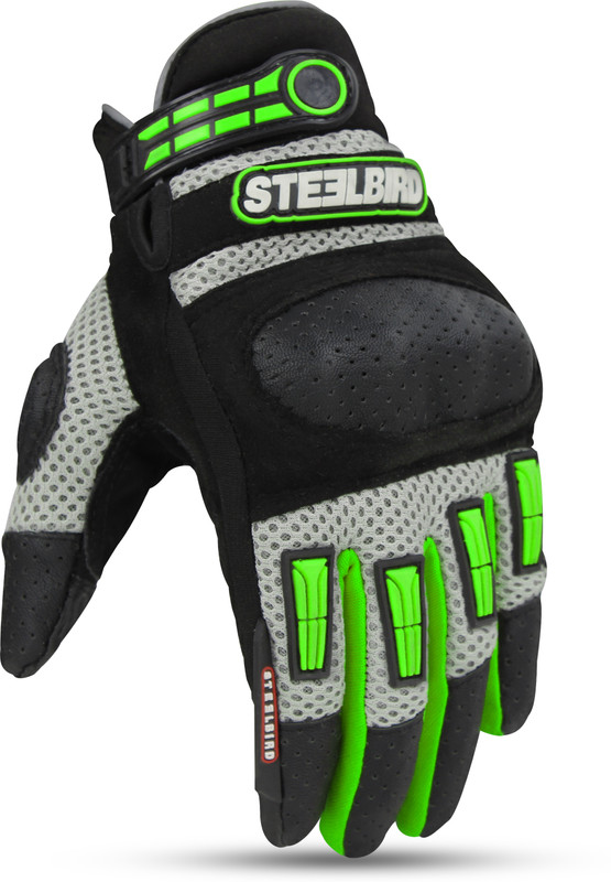 Steelbird Adventure A-1 Full Finger Bike Riding Gloves with Touch Screen Sensitivity...