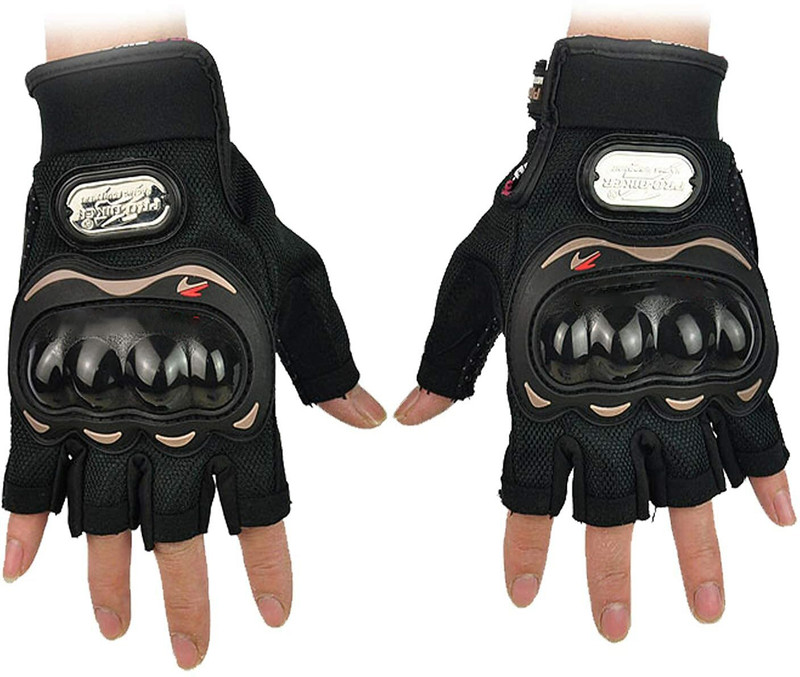 Leosportz half finger sports gloves Gym & Fitness Gloves(Black)
