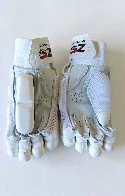 ZS BY ZENAC Player Choice Men & Women Batting Gloves(White, Red)