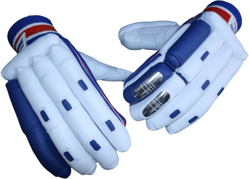 pcl sports VK Gloves Left Hand Batting Premium Build, Sweat Absorbent, Strong Grip Control Batting Gloves(Blue)