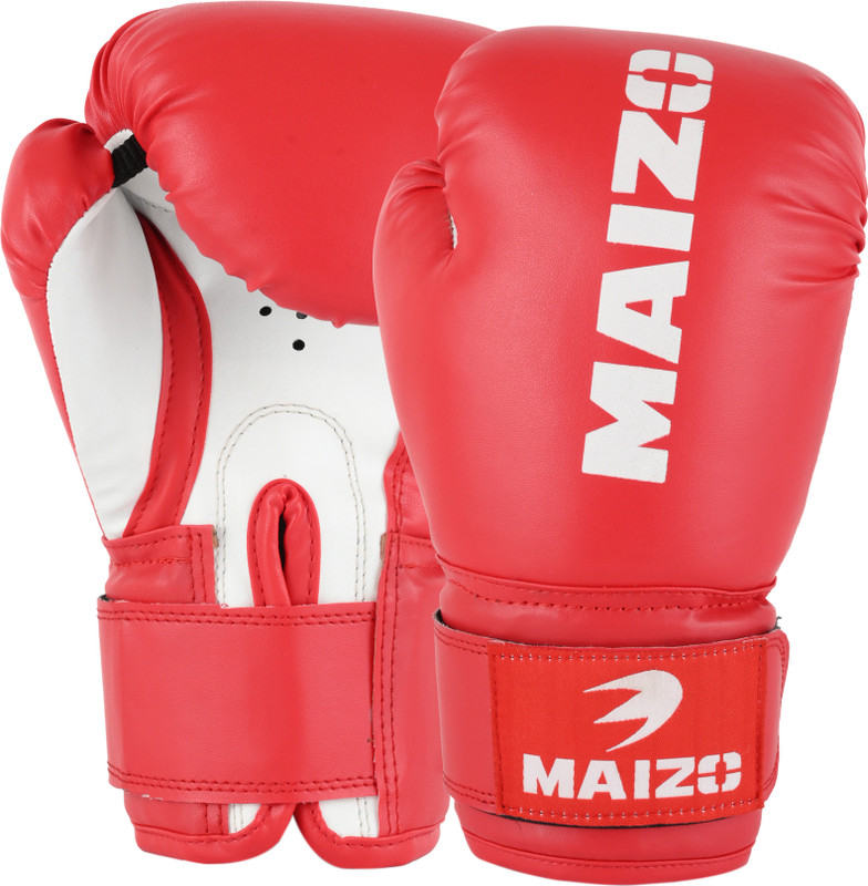 MAIZO Striker Training Gloves 10 Oz Boxing Gloves(Red, White)