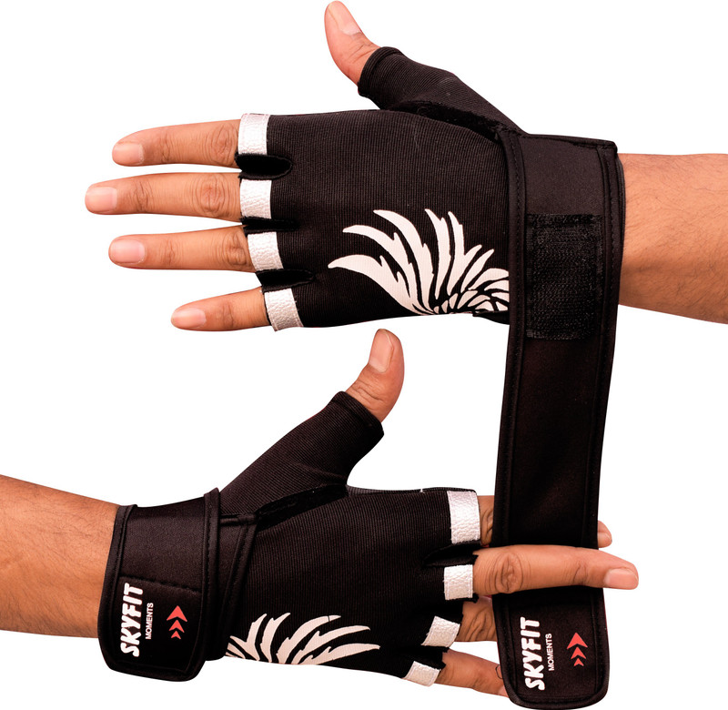 VELLY FIVE Black Sport Gloves For Men & Women(G-V-117 ) Riding Gloves(Black)