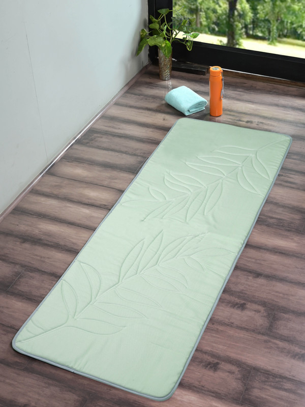 Saral Home SOS-1940-60x170-GREEN Black 0.4 mm Yoga Mat