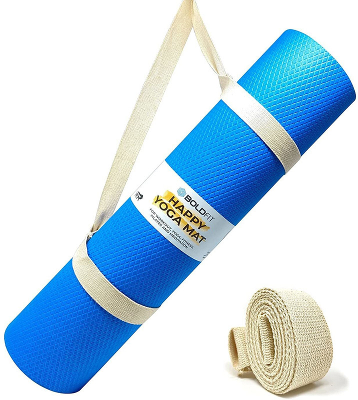 BOLDFITE Yoga mat for Women and Men with Cover Bag EVA Material 6mm Extra Thickness 6 mm Yoga Mat