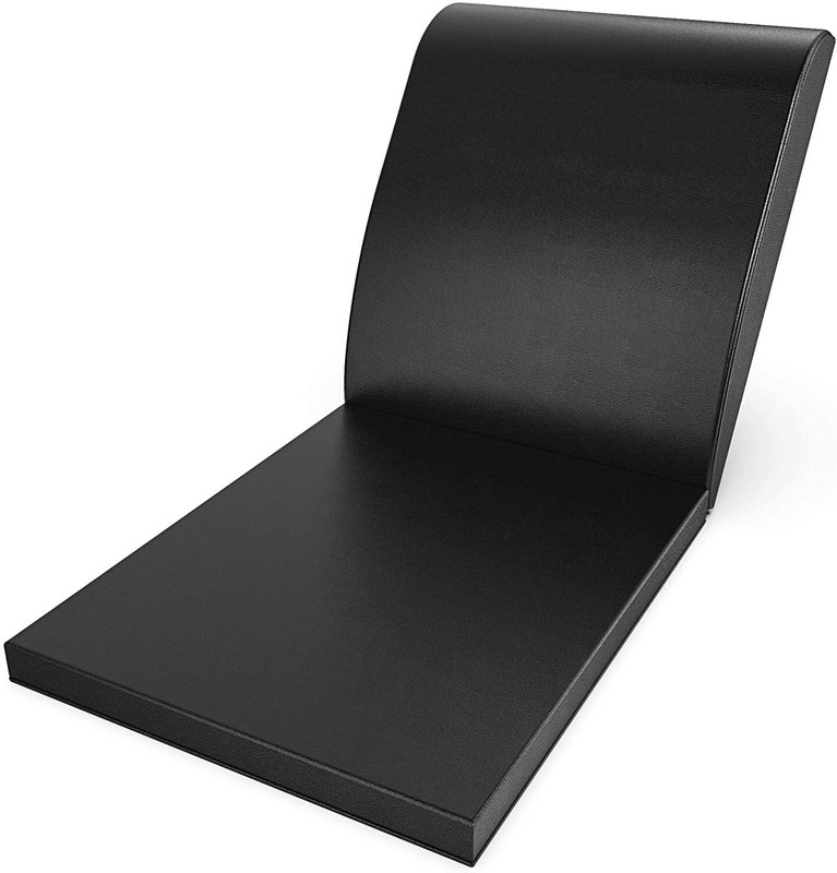 IRIS Fitness Ab Exercise Mat with Tailbone – Abdominal, Sit Up & Core Trainer Pad Black 25 mm Exercise & Gym Mat
