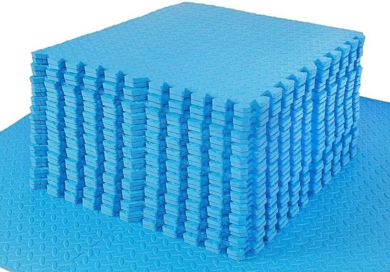 ONX EVA Interlocking Floor Mats for Yoga/Exercise/Kids Play Yellow 10 mm Exercise & Gym Mat