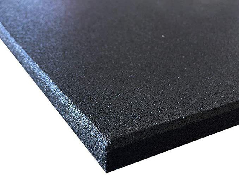 Khandesh RUBBER TILES Black 10 mm Gymnastic Mat