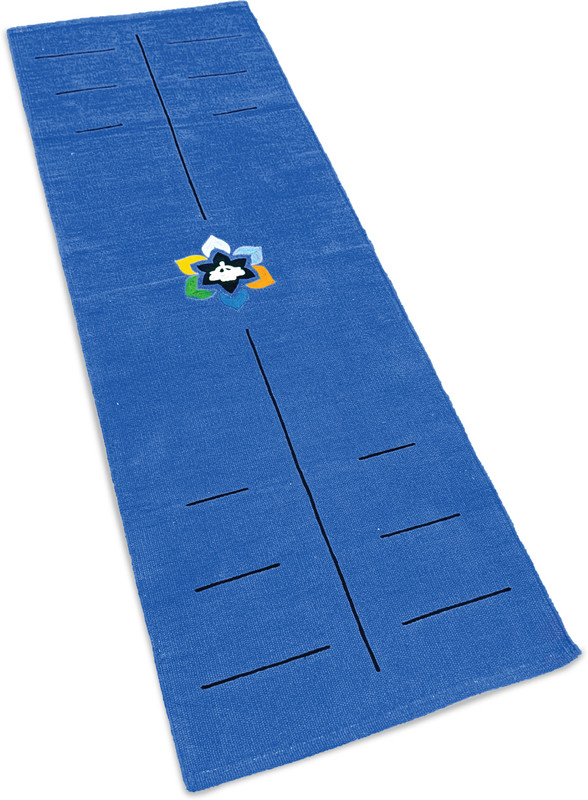 Strauss Premium Eco Friendly yoga mat,6 x 2 Ft|Cotton Yoga Mat for Women & Men 6 mm Yoga Mat