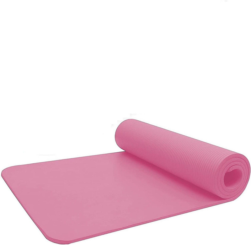 En ligne Yoga mat for Women and Workout Fitness Pilates and Meditation, Anti Tear & Slip Blue 4 mm Yoga Mat