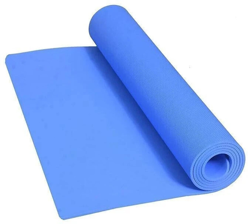 KIRODIWAL DECORE Yoga Mat for Women and Men Fitness(SIZE-4mm) Extra Thick & Large Exercise Mat Blue 4 mm Yoga Mat