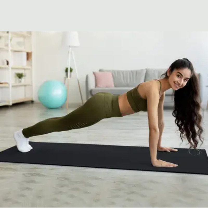 Govindika All Types of Yoga & Meditation Black 4 mm Yoga Mat