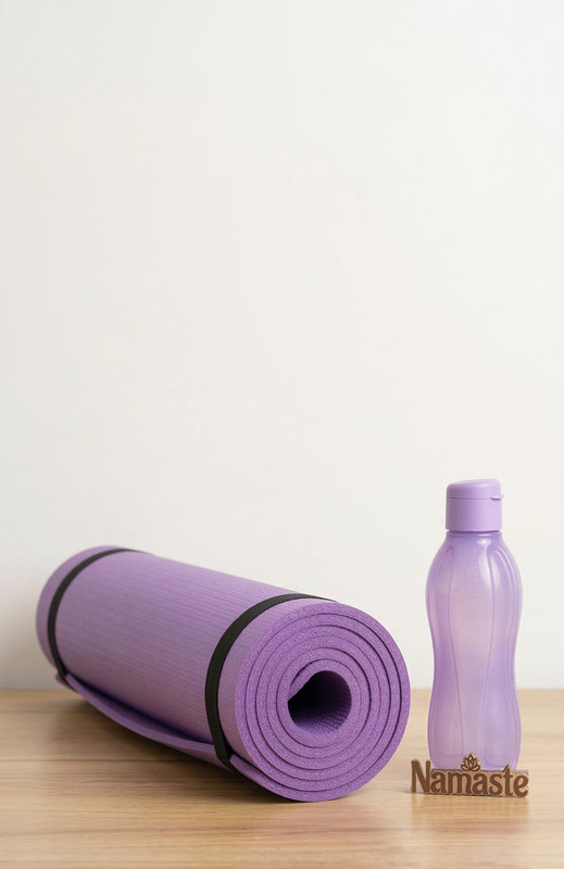 Classic Life Store 6mm ultra luxurious EVA yoga mat, Home Exercise, Gym Workout, Anti Skid Multicolor 6 mm Exercise & Gym Mat