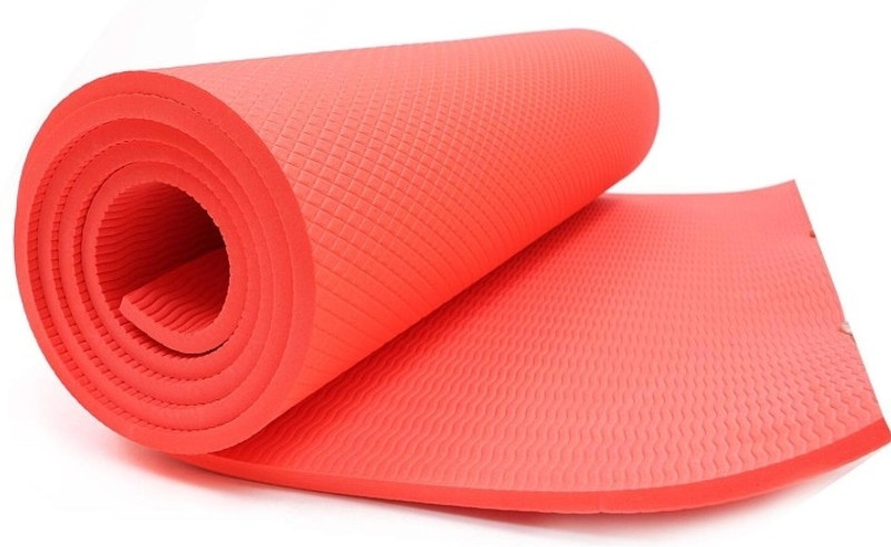 BitFit Yoga Mat For Men Women & Kids Exercise Mat For Gym Mattress 6 mm Yoga Mat Blue, Orange, Multicolor, Red 6 mm Yoga Mat