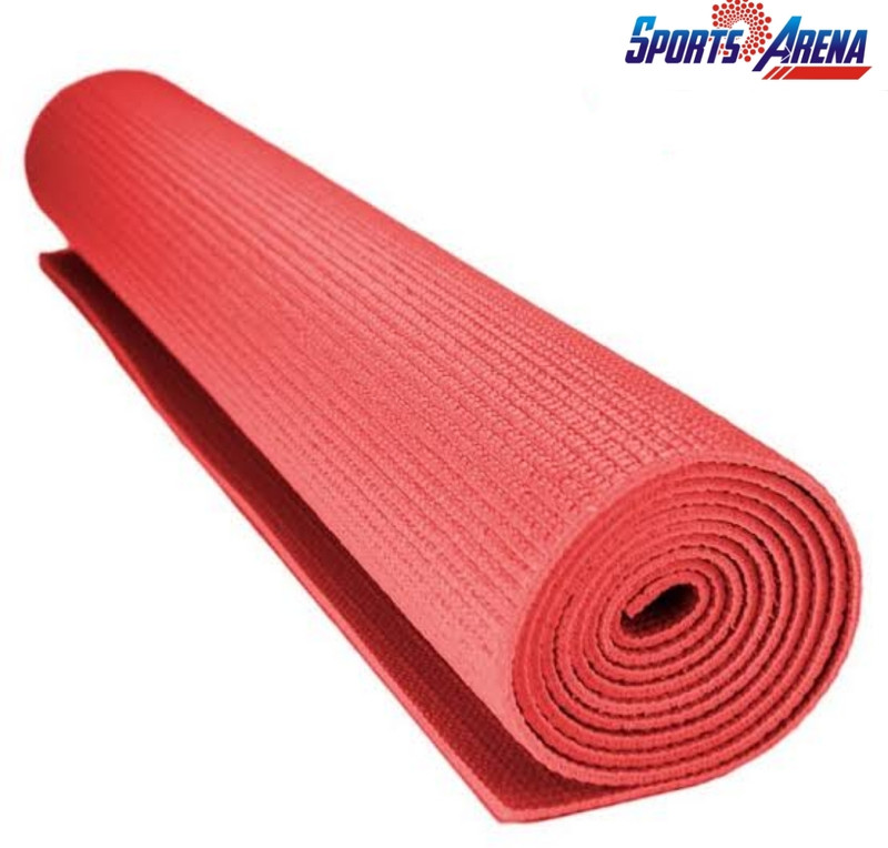 sportsarena Yoga Mat (4mm) Red 4 mm Yoga Mat