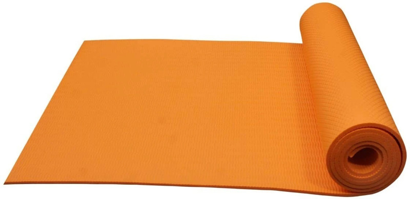 Ligera EcoFriendly Exercise Gym & Yoga Mats 4mm Orange For Men & Women Orange 4 mm Yoga Mat