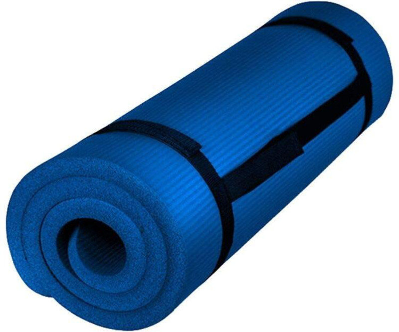 HARINIYAM gym floor mat- HAPPY ENTRPRISE 2 Blue 30 mm Yoga Mat