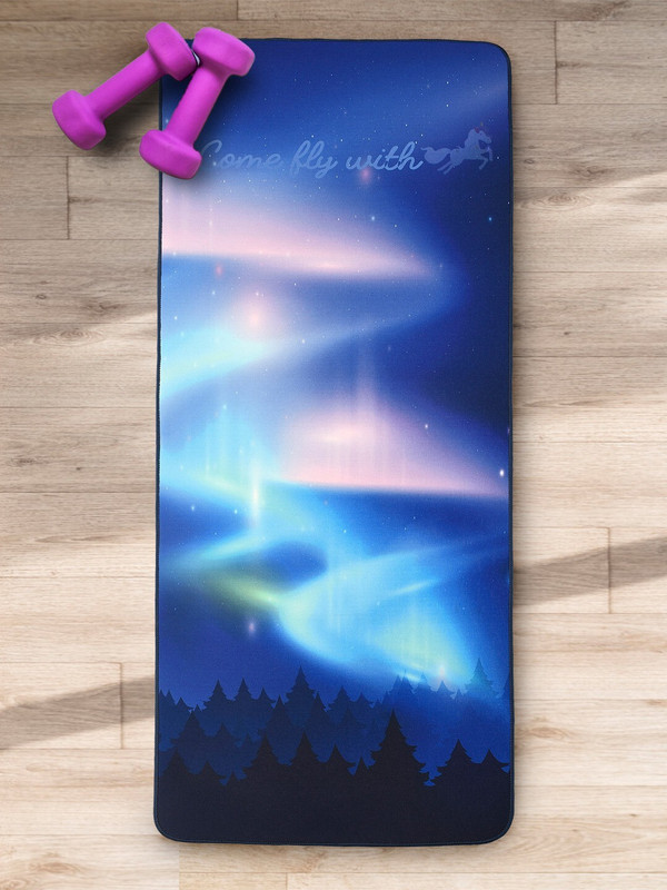 Saral Home SOS-1884-YM60X130-BLUE 1 mm Yoga Mat