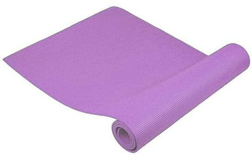 Adrenex Yoga Mat 6mm | Exercise Mat for Gym/Home Workout Fitness | EVA Anti-Skid Material Purple 6 mm Yoga Mat