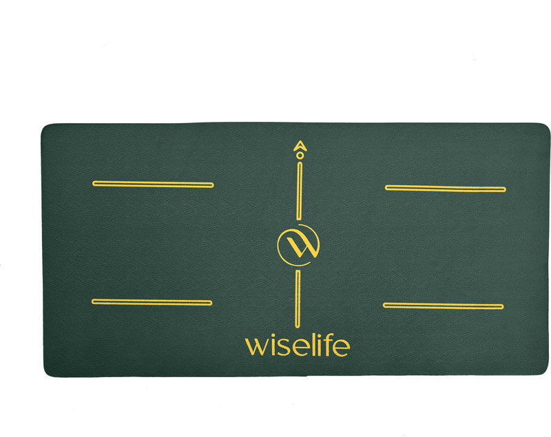 Wiselife Yoga Cushion Pad (Green) | Elbow & Knee Pad, Extra Cushion, Professional Grip - Green 16 mm Yoga Mat