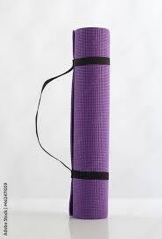 laxmi traders Anti Skid Yoga Mat for Men & Women, Exercise Mat for Home Workout, for Women Yellow 4 mm Yoga Mat
