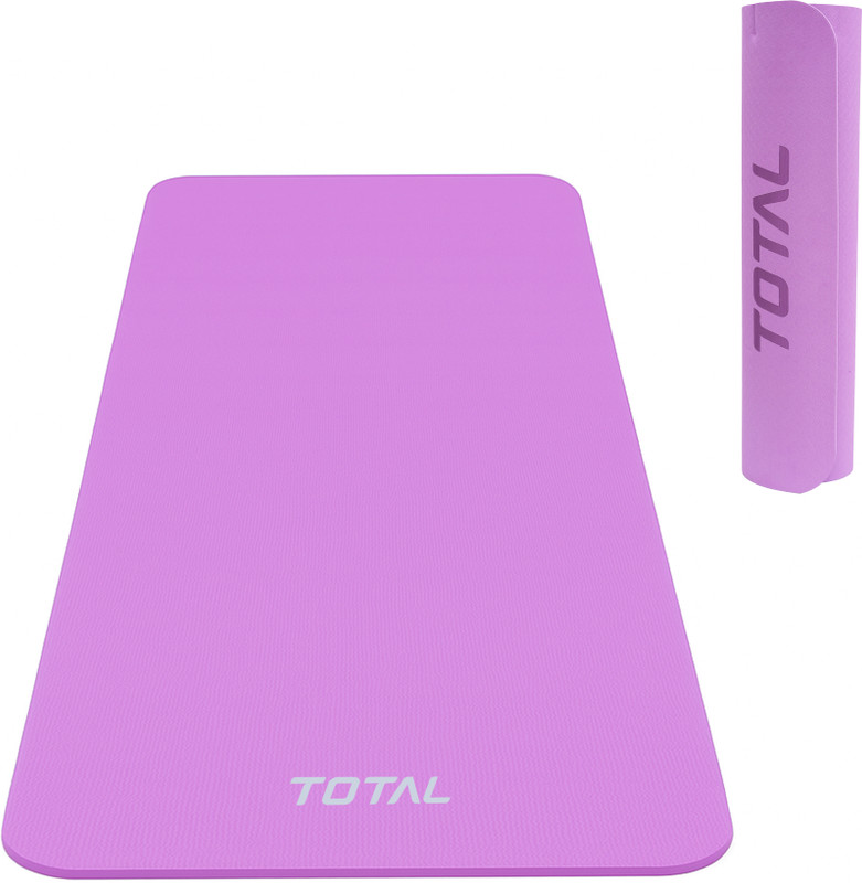 Total sports & fitness TOTAL TPE Yoga Mat Anti-Slip Black for Men and Women 6 mm Yoga Mat