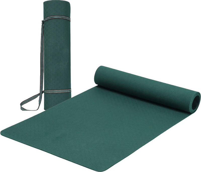 Serenity Everyday Yoga Mat & Carry Strap for Men, Women & Kids Fitness - EVA 6 mm Exercise & Gym Mat