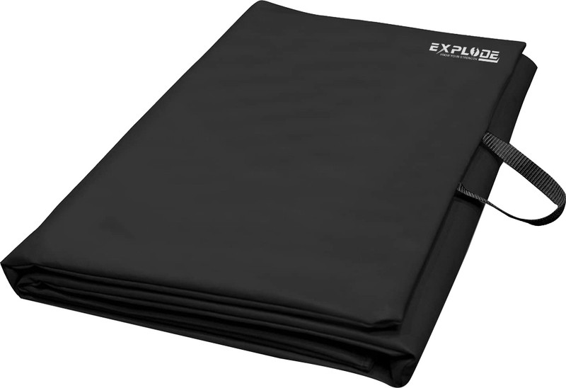 Explode Premium 10 mm PVC Leather Yoga Mat for Men & Women, Extra Thick Yoga Mat 10 mm Yoga Mat