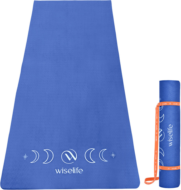 En ligne Yoga Mat for Gym Workout and Flooring Exercise for Men & Women with Strap Red 0.5 mm Yoga Mat