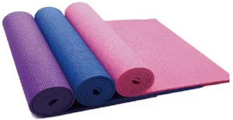 JAY RAMDEV SELLER Yoga Mat High Density, Anti-Slip Yoga mat for Gym Workout and Exercise (2 Pc) 4 mm Exercise & Gym Mat