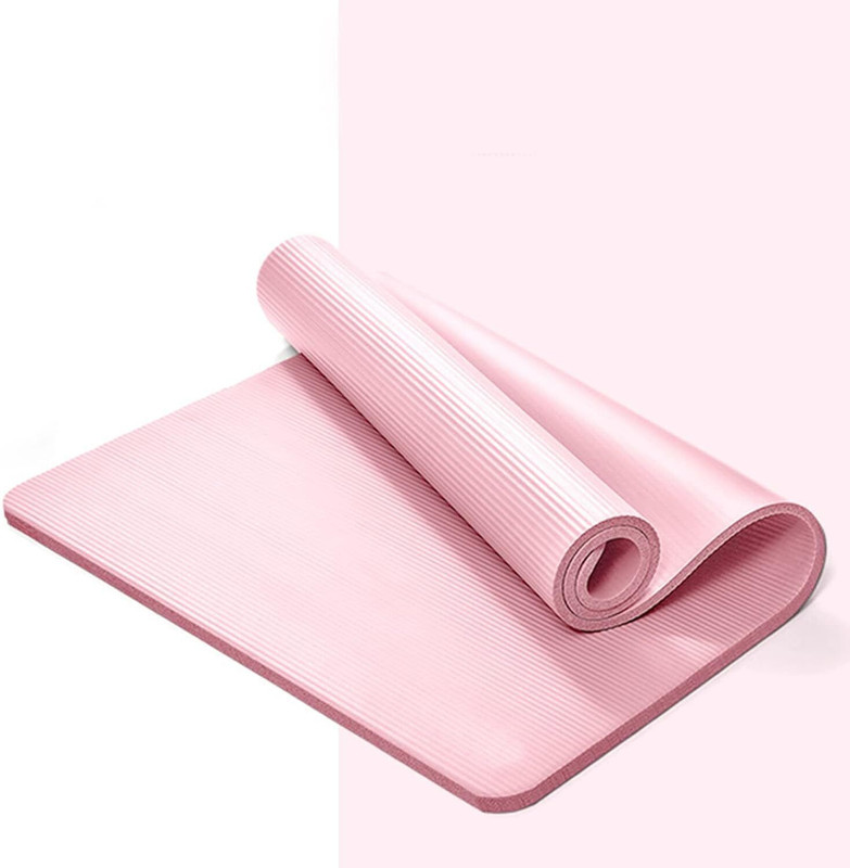 Wolpin Anti-Slip Eco-Friendly EVA Yoga Mat for Home Gym & Outdoor Workout Pink 6 mm Yoga Mat