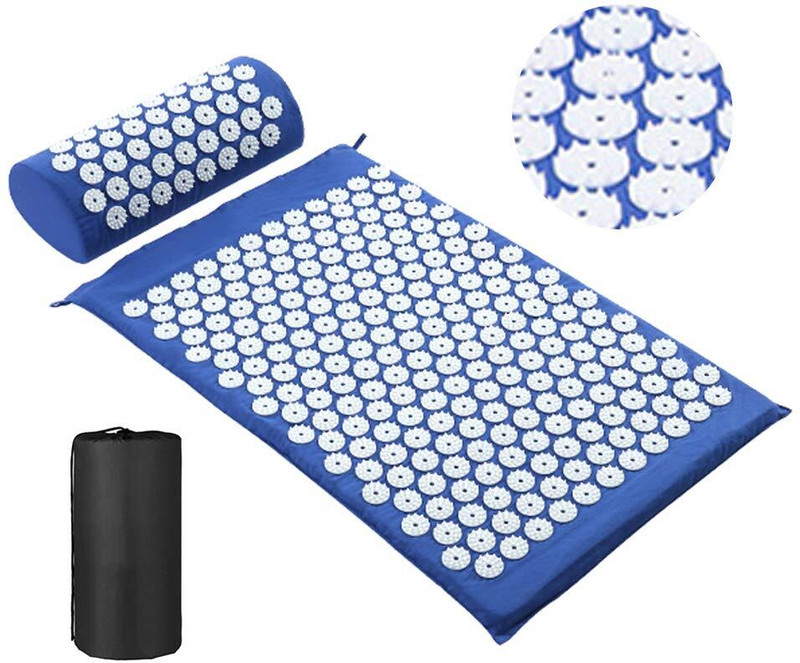 MOSHTU Acupressure Mat & Cushion Set/Acupuncture Mat, Spike Yoga Mat for Massage 300 mm Accupressure Mat