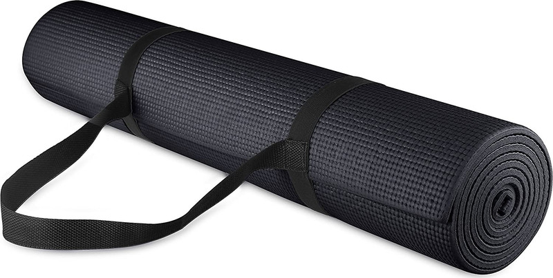 YFMATS 6MM Ultra Soft 100% Premium Eva All Purple Exercise Black 6 mm Yoga Mat