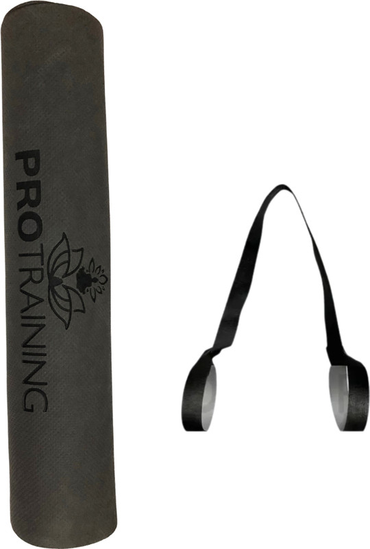 PROTRAINING Super Soft, Anti-Slip Comfortable Design Grey 4 mm Yoga Mat