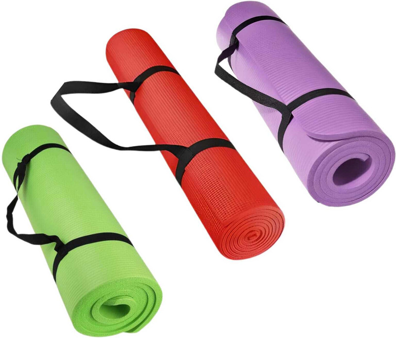 FLYLITE Power Trio: 3-in-1 Yoga Mat Combo Multicolor 4 mm Yoga Mat