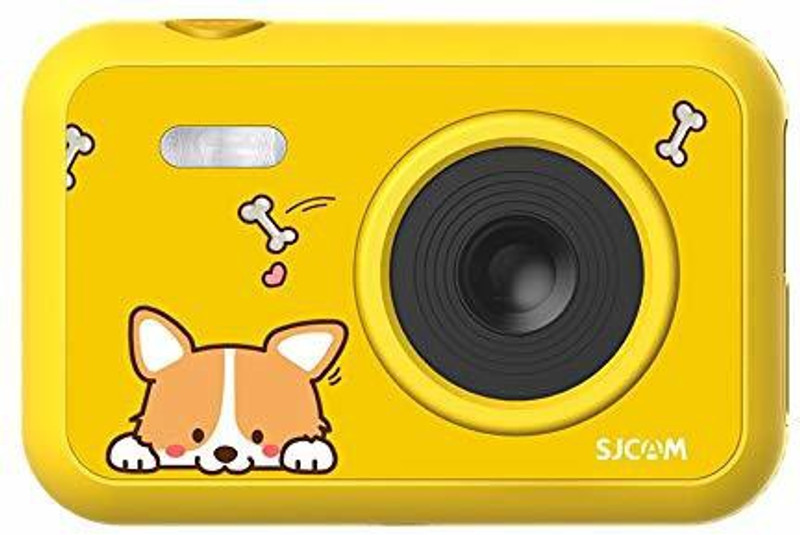 SJCAM FunCam 2" 1080P for Photo Shooting/Timelapse Video Cartoon Print Cam for Children & Kid Sports and Action Camera(Yellow, 5 MP)