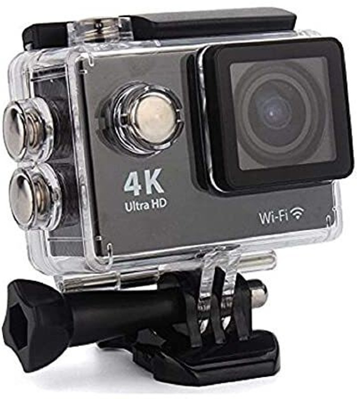 Elevea 4K Ultra HD, 16MP 4K WiFi 16MP Sports Action Camera 30M Underwater Waterproof(12 years warranty) Sports and Action Camera(Multicolor, 16 MP)