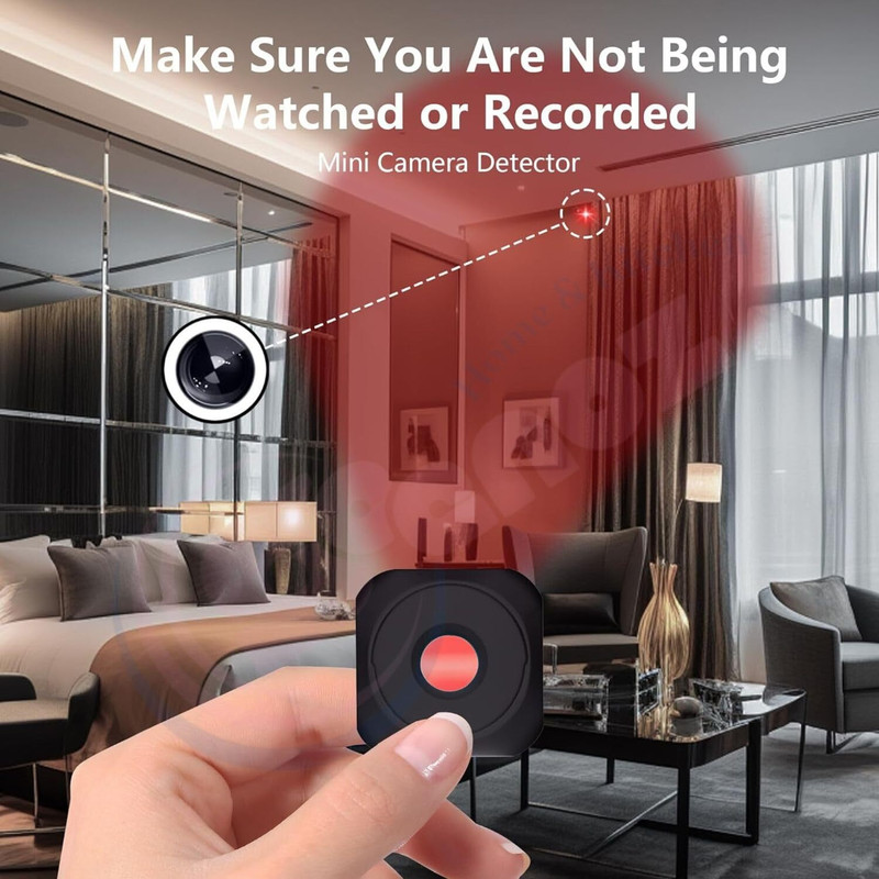 Seenoz Universal Compatibility Series Mini Camera Detector Anti Spy Hidden Camera Finder Safety Security Device Sports and Action Camera(Black, 0 MP)