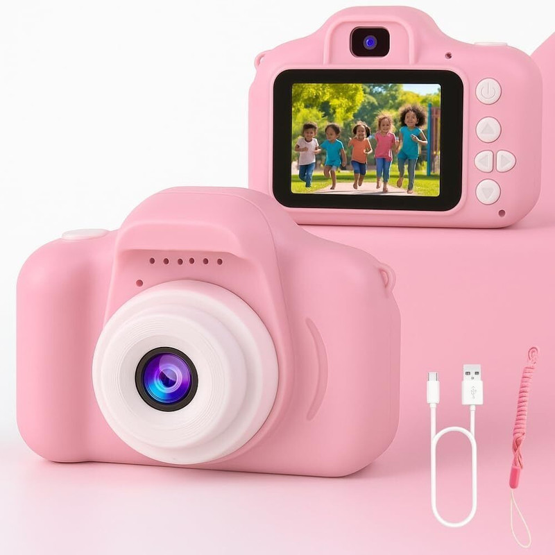 SScrematic Kid Camera Gift Taking Photos Recording Videos Sports and Action Camera Sports and Action Camera(Multicolor, 12 MP)