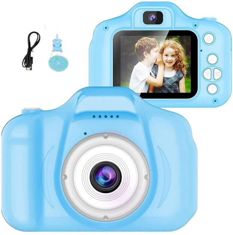 SScrematic 2.0 Kids Digital Camera with 2.0" Color Display | Video Recording, USB Charging Sports and Action Camera(Blue, 12 MP) - 71% off at DetectaDeal