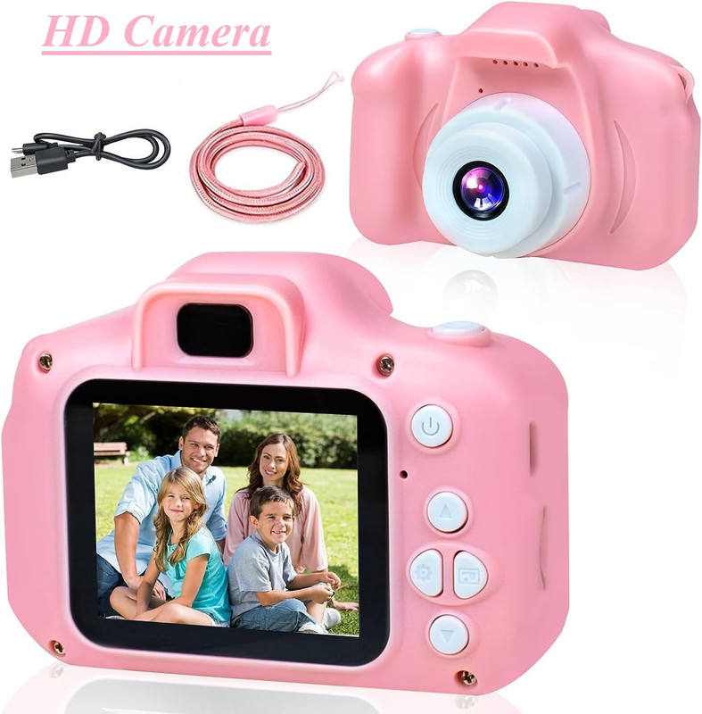 AVOIHS Gift toys 1280x720 Colorfull Camera Photos Video Recording HD Kids Camera Rechargeable Sports and Action Camera(Multicolor, 8 MP)