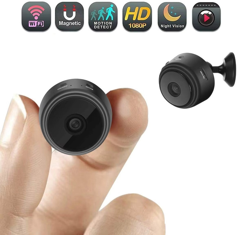 Cxoen Mini Wireless Camera Wifi 1080P HD Battery Powered Secret Micro Night Vision Security Camera(64 GB, 1 Channel)