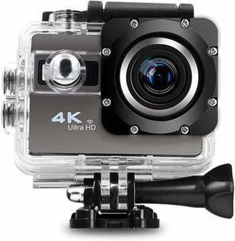 Rhobos NEW (1+1 Years Replacement Warranty Exclusive Deal) Action Cam, 4K Sport C Sports and Action Camera(Black, 12 MP)