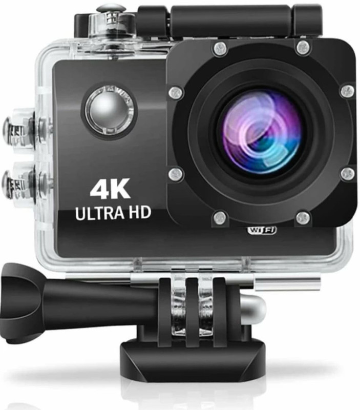 Neuro 4K F18 4k20MP Wifi 30M Waterproof DV Camcorder Sports and Action Camera(Black, 16 MP)