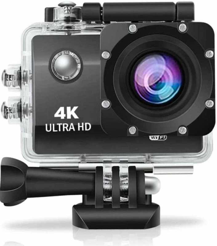 Elevea GoPro Action camera 4k Best Budget Camera Full HD Sports and Action Camera(Black, 16 MP)