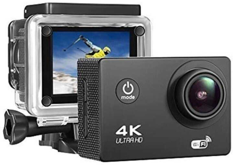 TYPDO GoPro Action Camera Ultra HD 4K Action Camera with WiFi, 170° Wide Angle Lens, Waterproof Case, 128 GB Sports Sports and Action Camera(Multicolor, 12 MP)