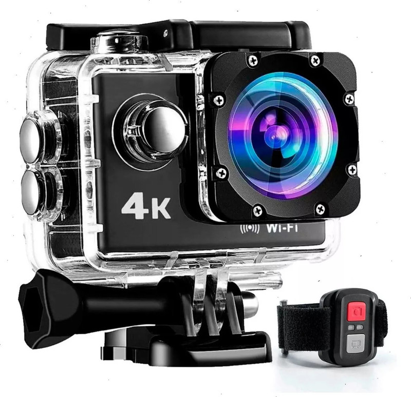 Tunifi 4k action camera 4k action camera Sports and Action Camera(Black, 1080 MP)