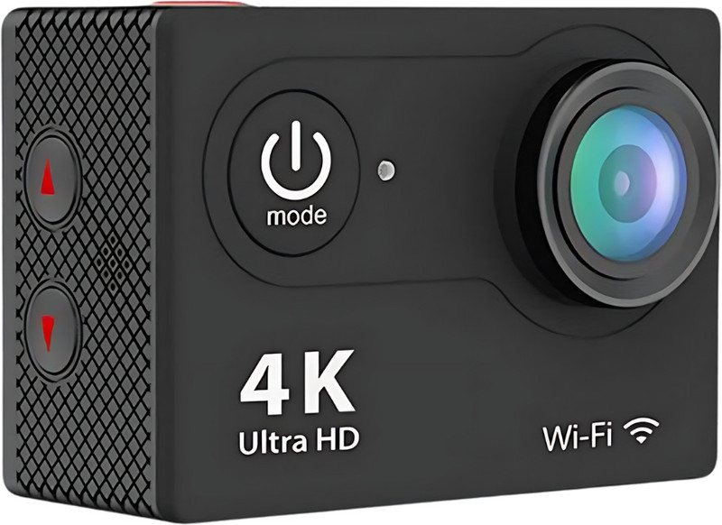 Elevea Action Cam 4K HD Action Camera, 170° Wide-Angle Lens for Photography - 15 Years Warranty Sports and Action Camera(Black, 16 MP)