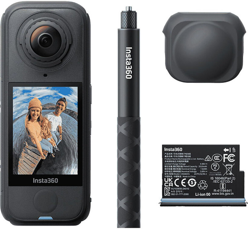 Insta360 X4 Air Starter Bundle Sports and Action Camera(Black, 29 MP)