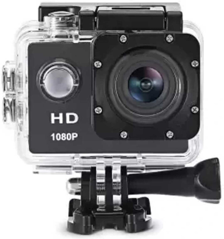 LUCKYEE 2k_camera Action Camera Full HD 1080P 12MP 30M Waterproof Sports Sports and Action Camera(Multicolor, 12 MP)
